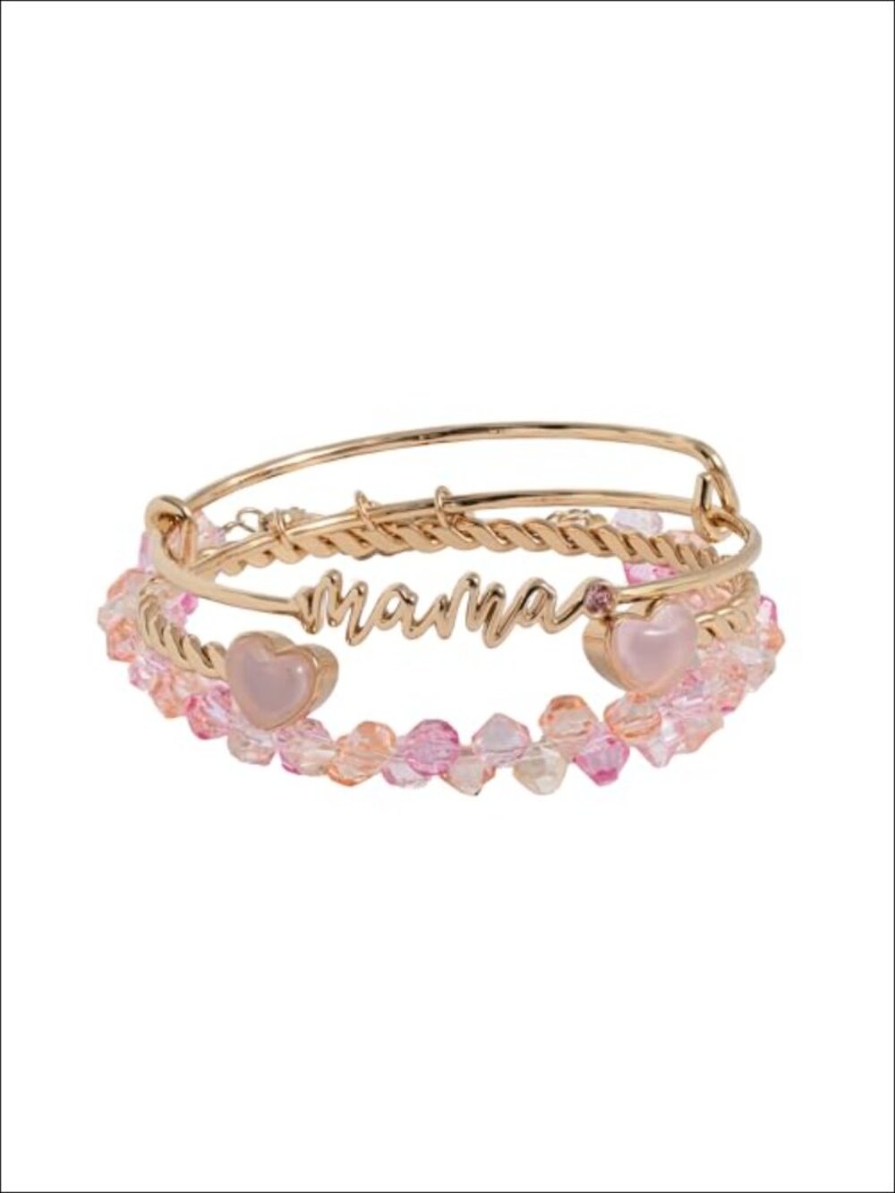 Gold Plated Bangle Bracelet Set of 3